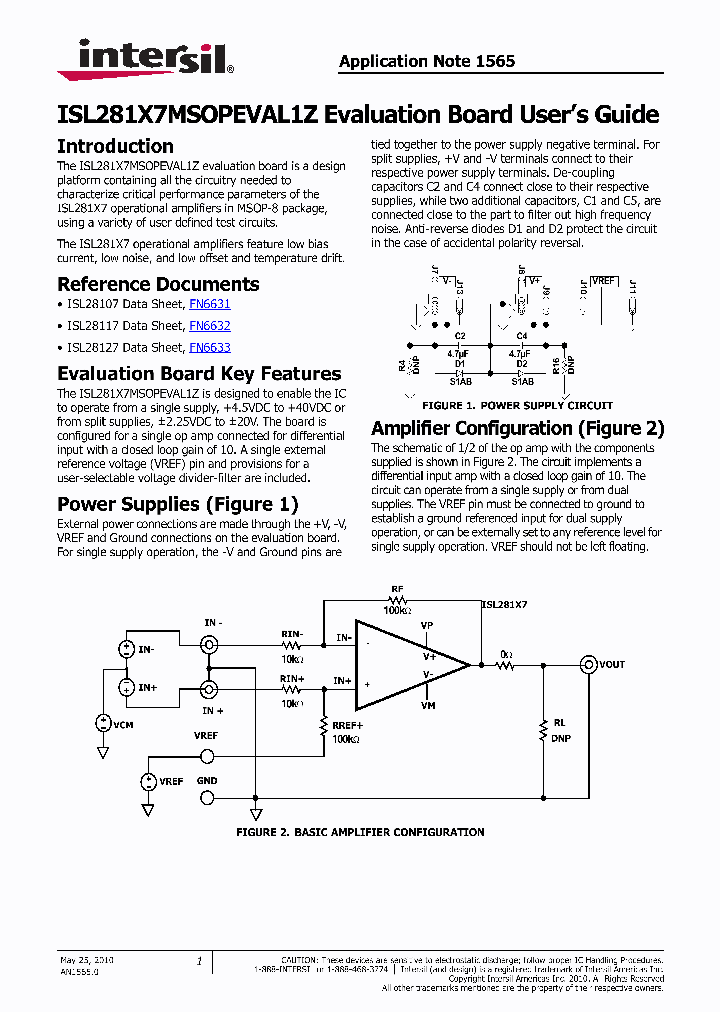 ISL281X7MSOPEVAL1Z_3095033.PDF Datasheet