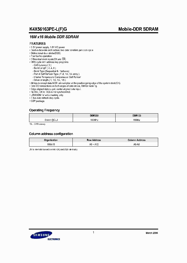 K4X56163PE-LG_3103772.PDF Datasheet