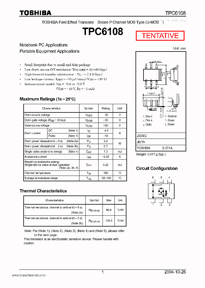 TPC6108_3105136.PDF Datasheet