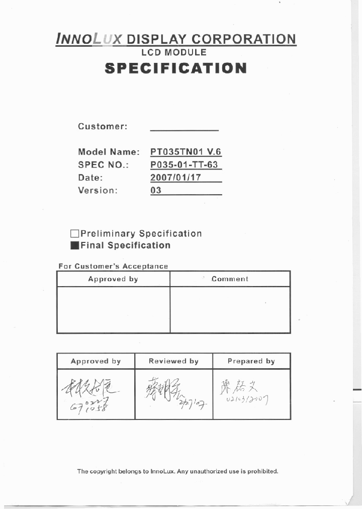 PT035TN01-V6_3108291.PDF Datasheet