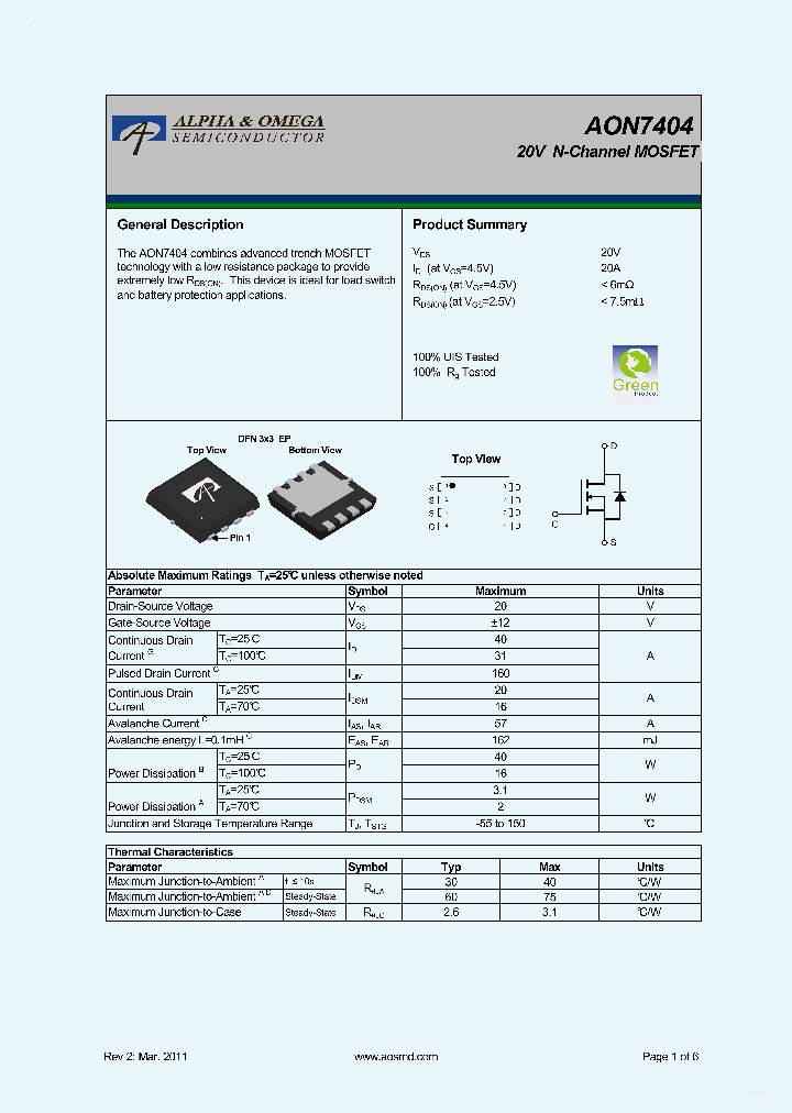 AON7404_3123978.PDF Datasheet