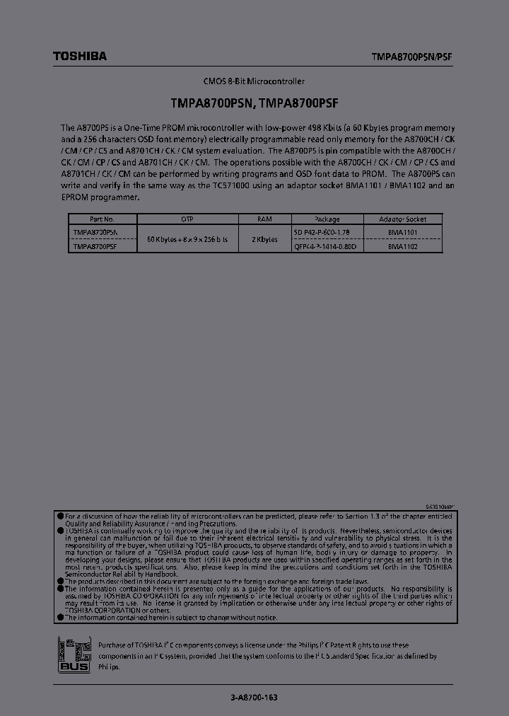 TMPA8700PSF_3125603.PDF Datasheet