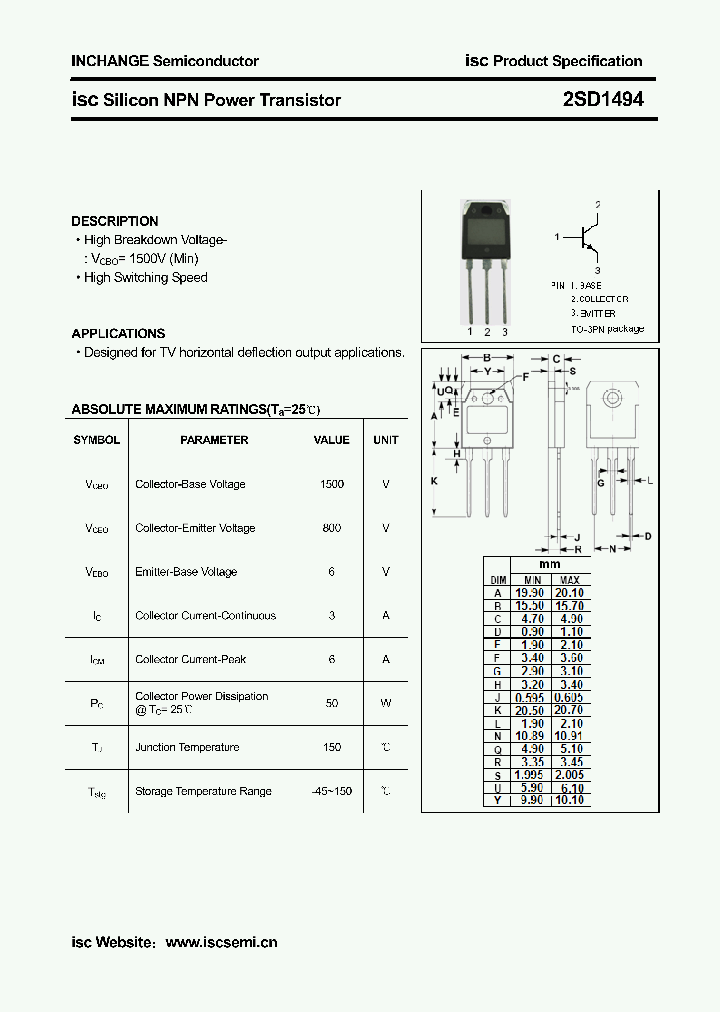 2SD1494_3125802.PDF Datasheet