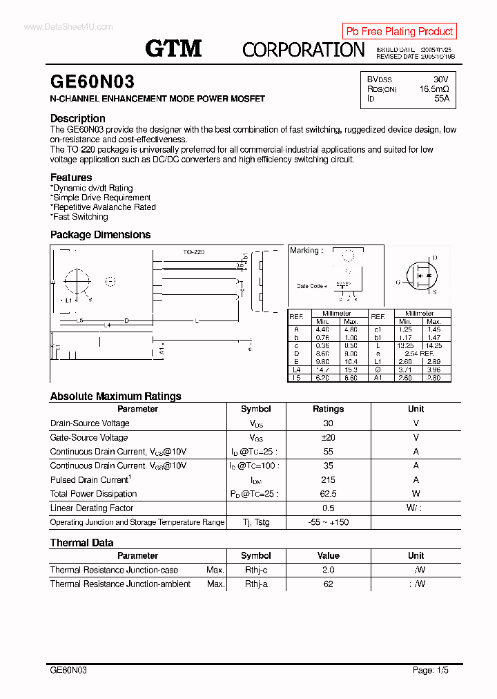 GE60N03_3126633.PDF Datasheet