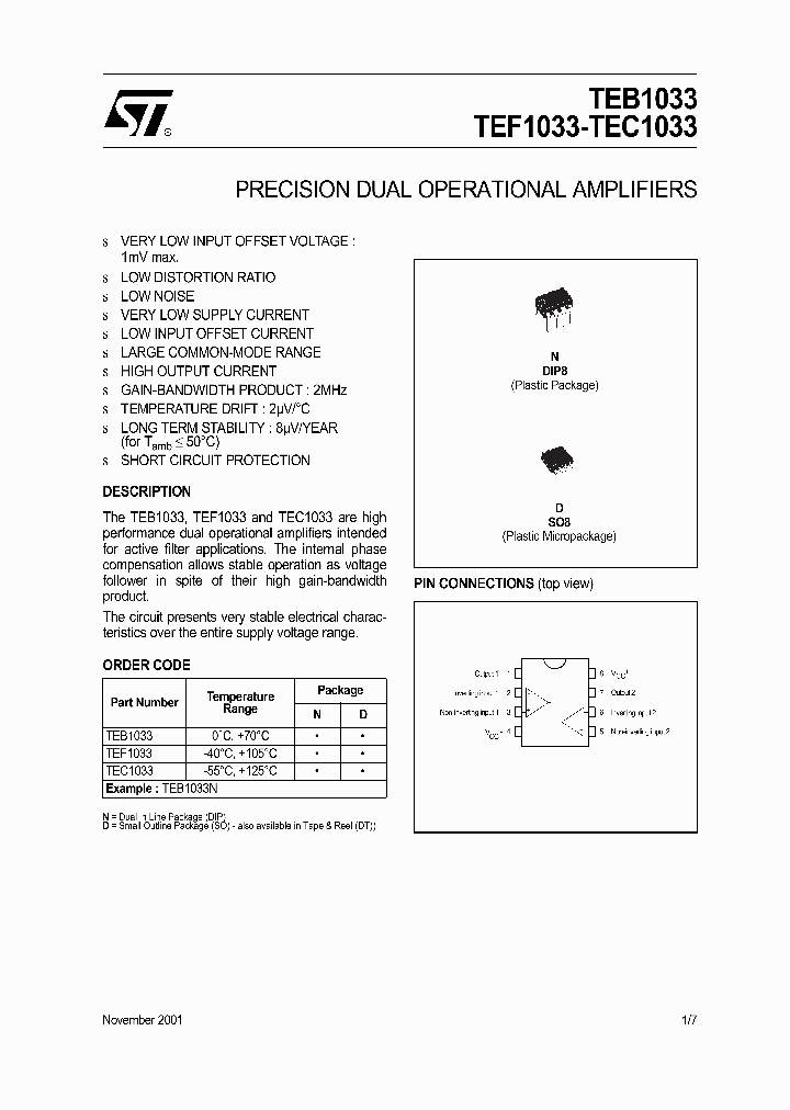 TEF1033_3127810.PDF Datasheet