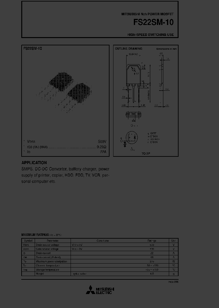 FS22SM10_3128127.PDF Datasheet