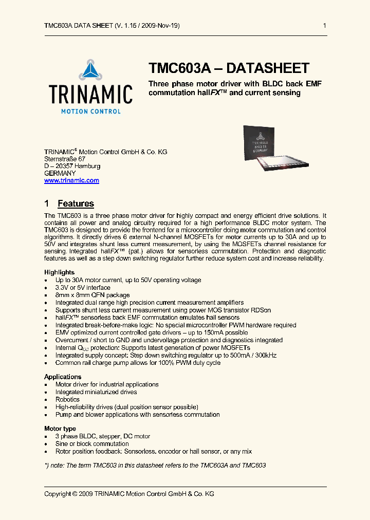 TMC603A_3128610.PDF Datasheet