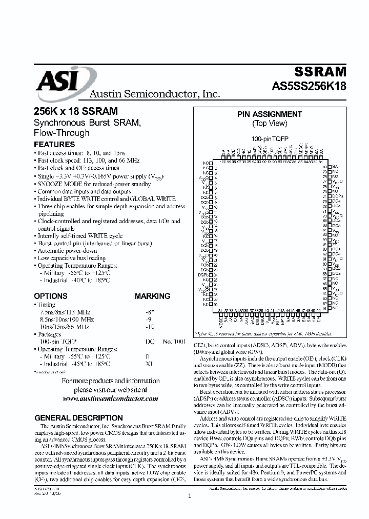 AS5SS256K18DQ-8IT_3137242.PDF Datasheet