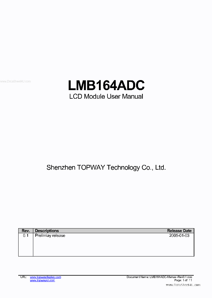 LMB164ADC_3138261.PDF Datasheet