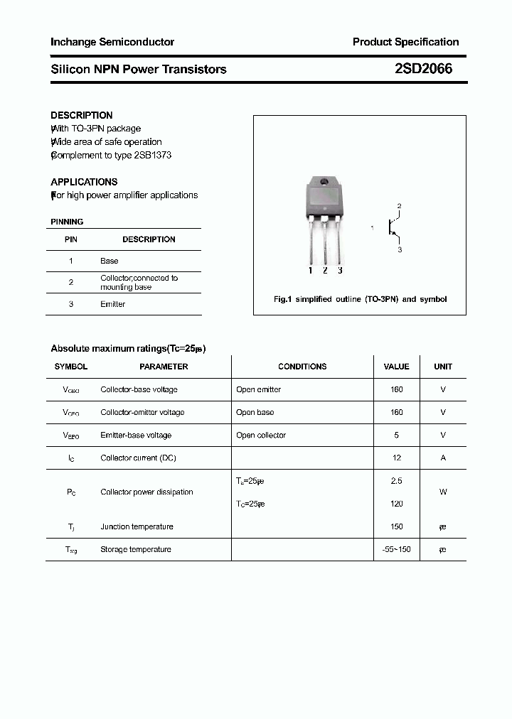 2SD2066_3138817.PDF Datasheet