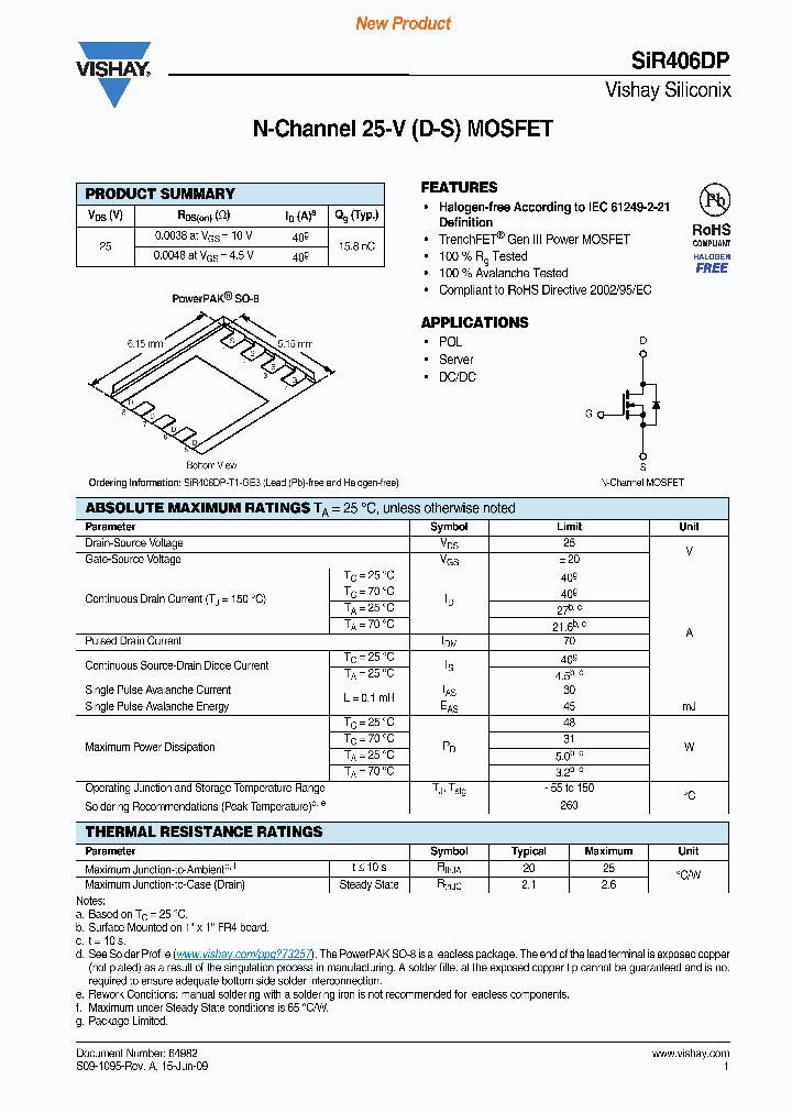 SIR406DP_3147865.PDF Datasheet