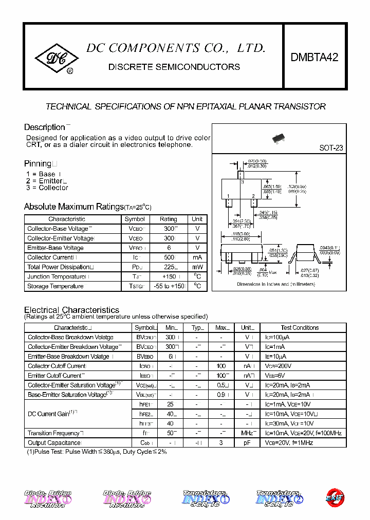 DMBTA42_3147910.PDF Datasheet