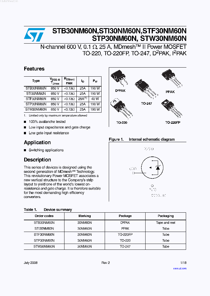 STF30NM60N_3153429.PDF Datasheet