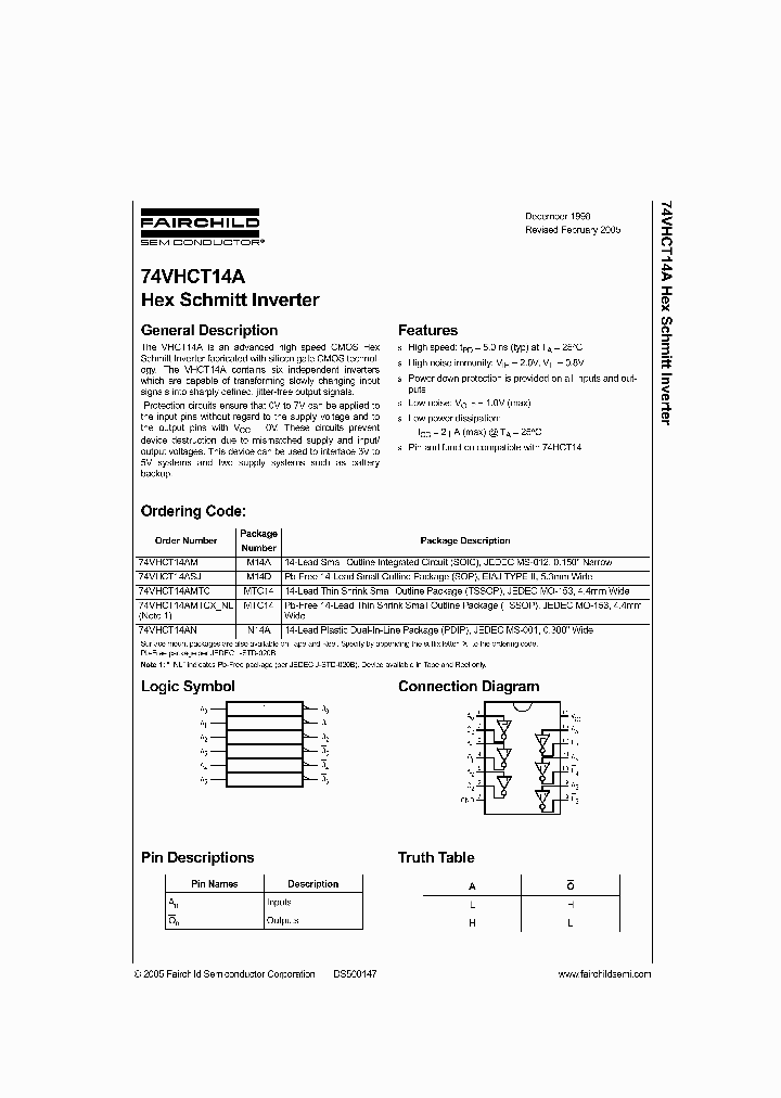 74VHCT14AMTC-NL_3157082.PDF Datasheet