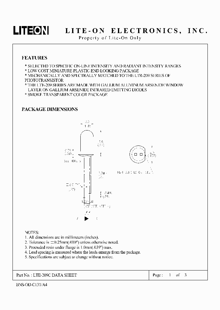 LTE-209C_3161216.PDF Datasheet