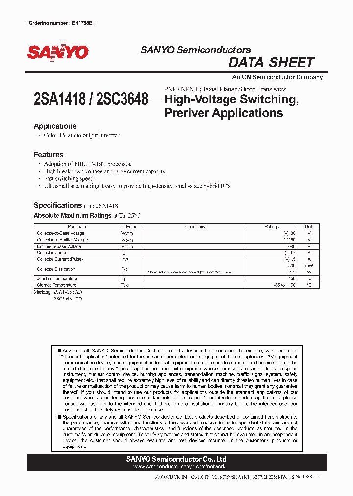 2SA1418_3166879.PDF Datasheet