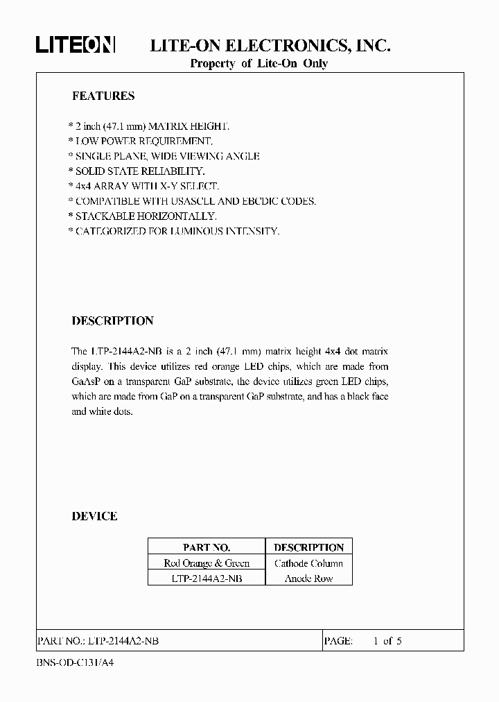 LTP-2144A2-NB_3173634.PDF Datasheet