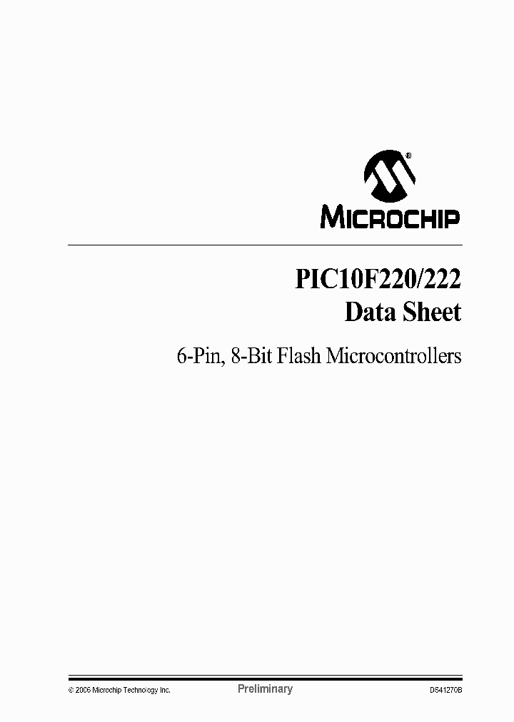 PIC10F222EP_3180600.PDF Datasheet