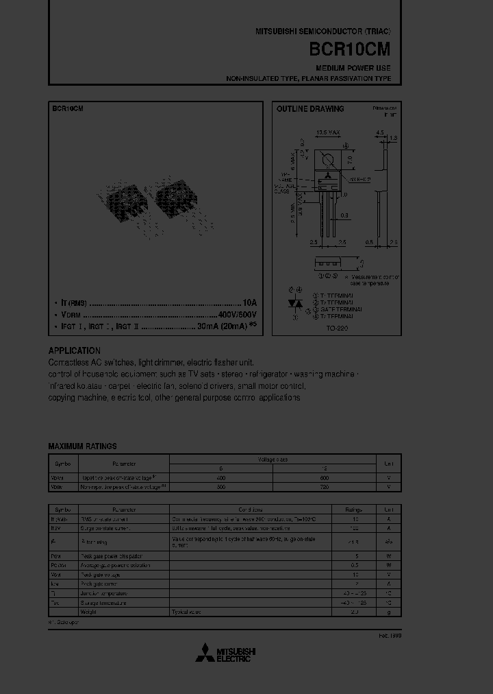 BCR10CM8_3187711.PDF Datasheet