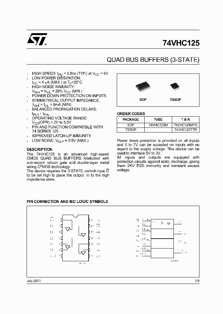 74VHC125M_3197573.PDF Datasheet