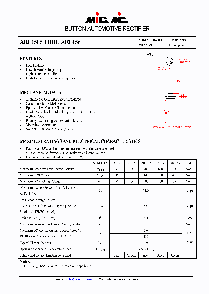 ARL151_3198144.PDF Datasheet