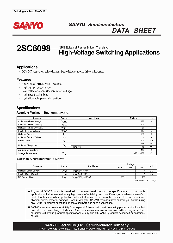 2SC6098_3200146.PDF Datasheet