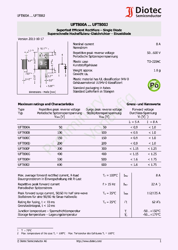 UFT800A_3223010.PDF Datasheet