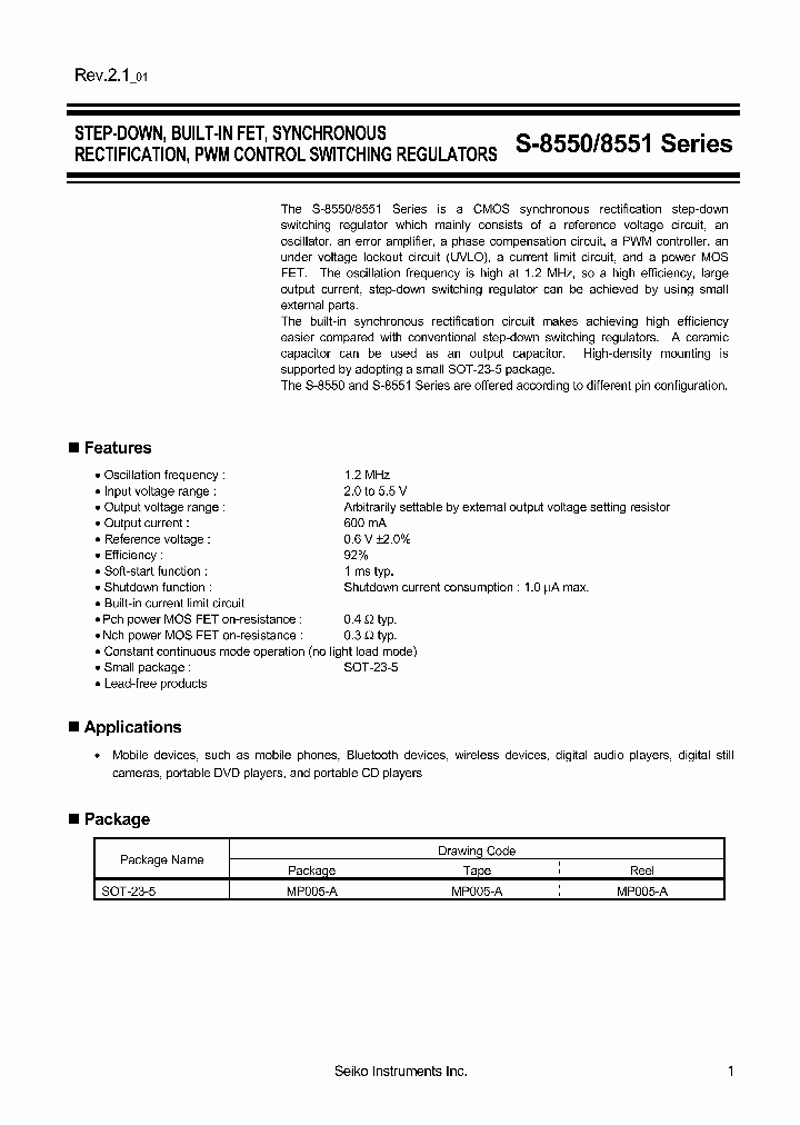 S-8551AA-M5T1G_3235353.PDF Datasheet
