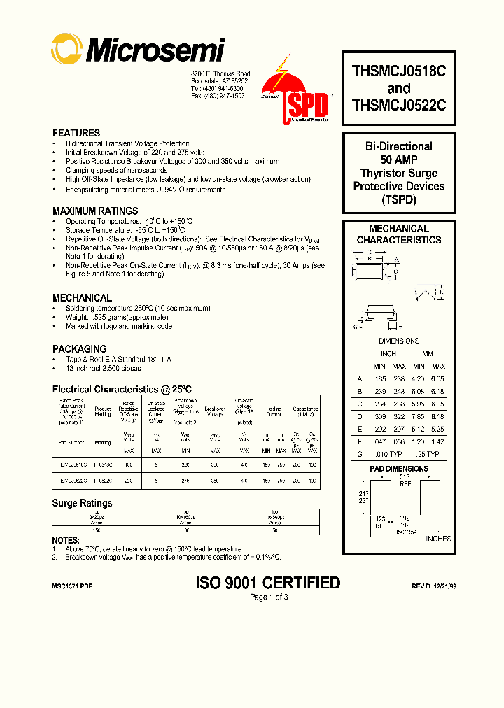 THSMCJ0518C_3242265.PDF Datasheet