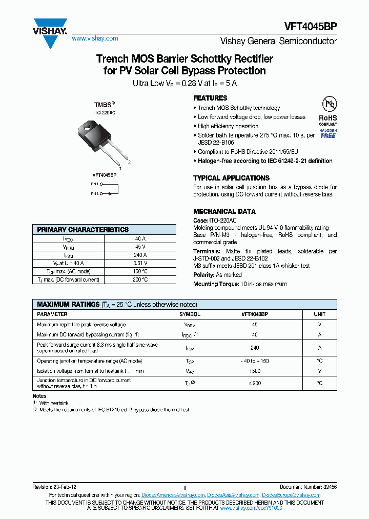 VFT4045BP_3244789.PDF Datasheet