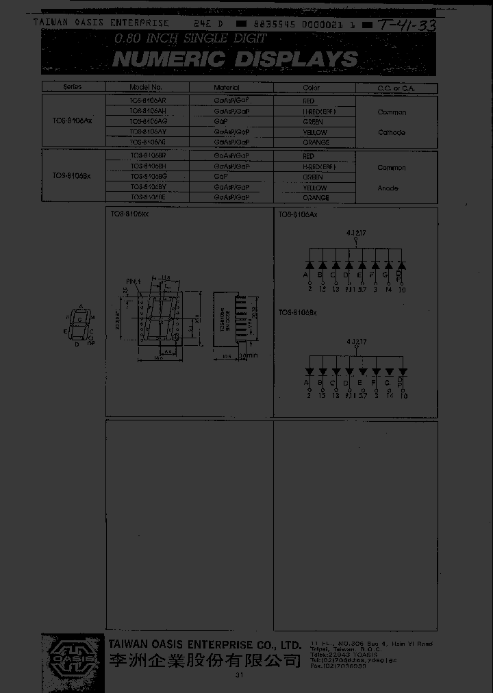 TOS8106AH_3252797.PDF Datasheet