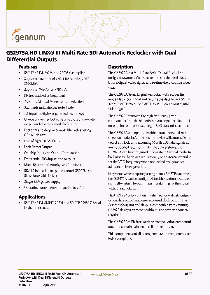 GS2975A_3266194.PDF Datasheet