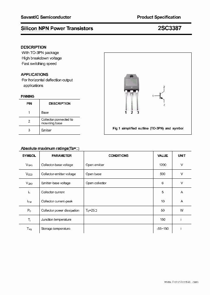 2SC3387_3276364.PDF Datasheet