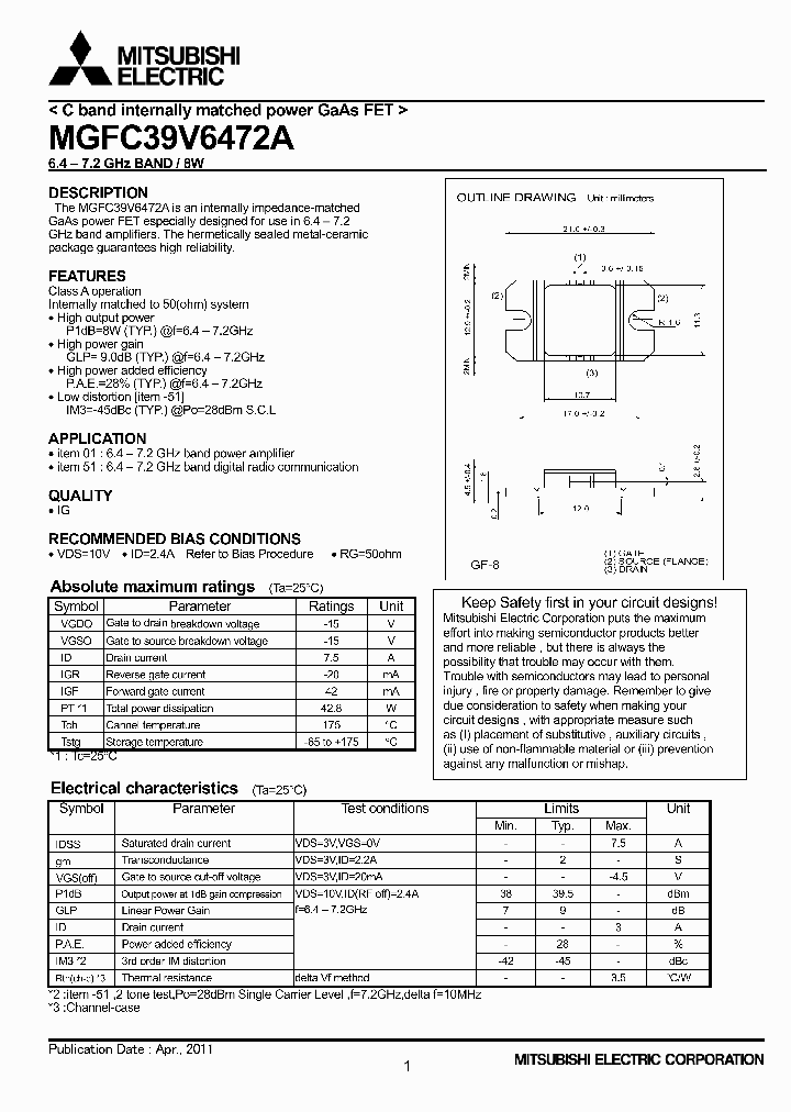 MGFC39V6472A_3282251.PDF Datasheet