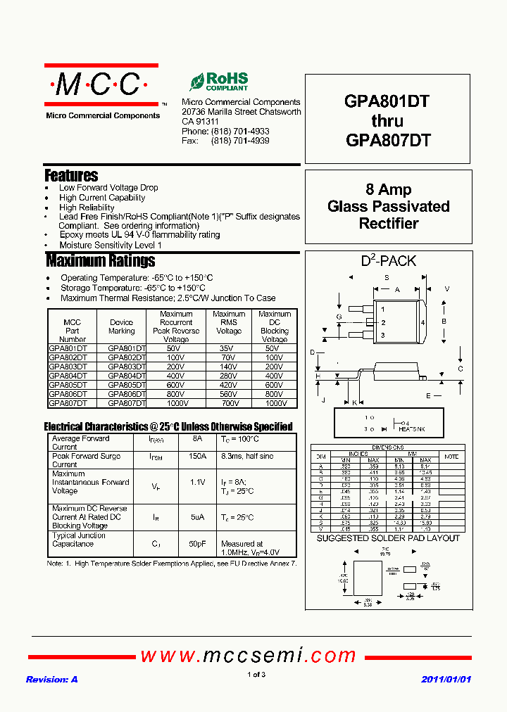 GPA801DT_3294164.PDF Datasheet