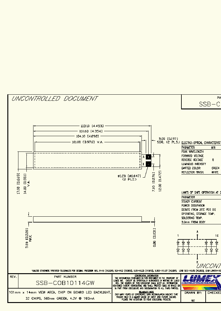 SSB-COB10114GW_3295747.PDF Datasheet