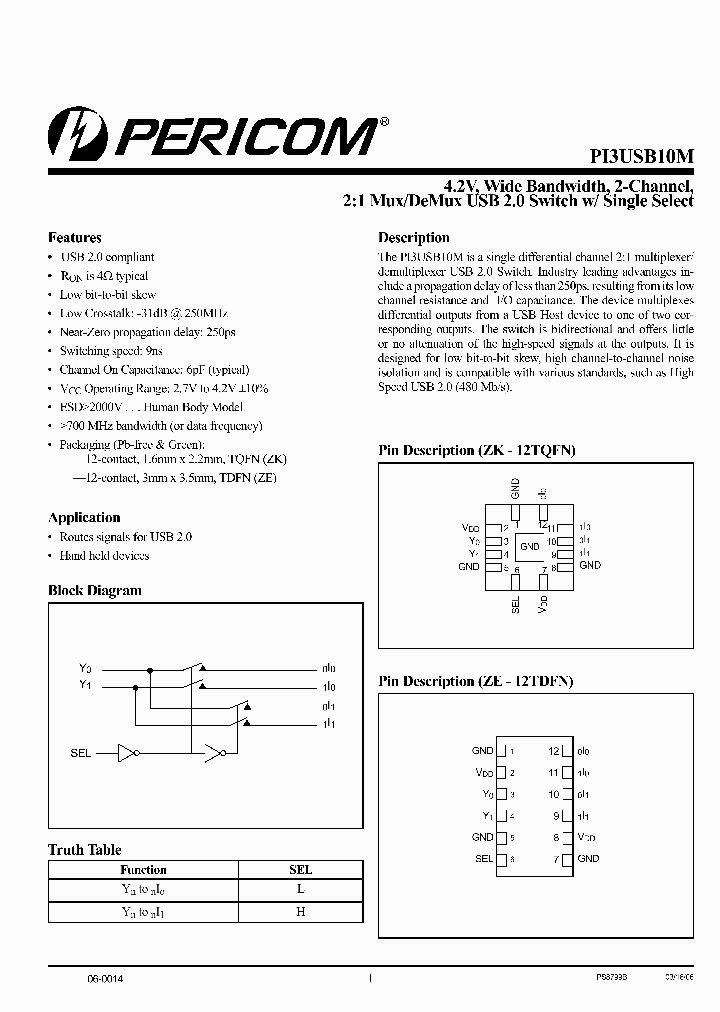 PI3USB10MZKE_3300027.PDF Datasheet