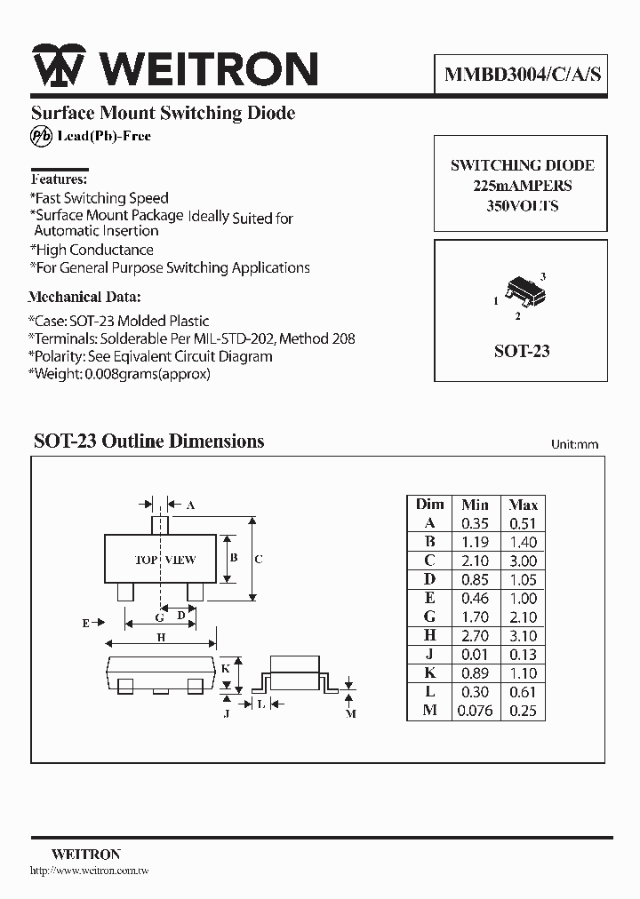 MMBD3004S_3310143.PDF Datasheet