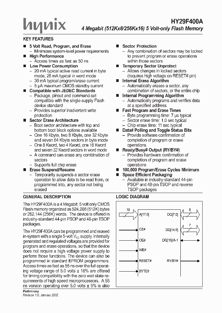 HY29F400ABG-90I_3320834.PDF Datasheet