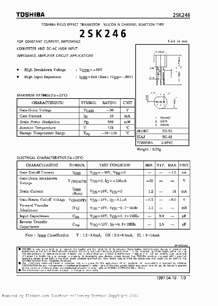 2SK246BL_3325081.PDF Datasheet