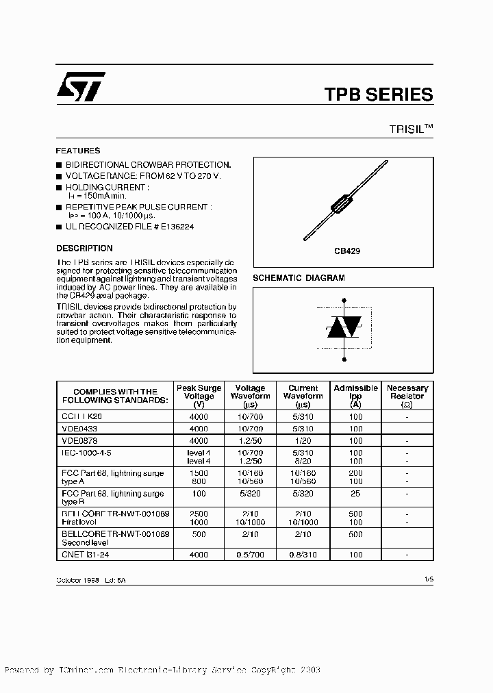 TPB100RL_3327195.PDF Datasheet