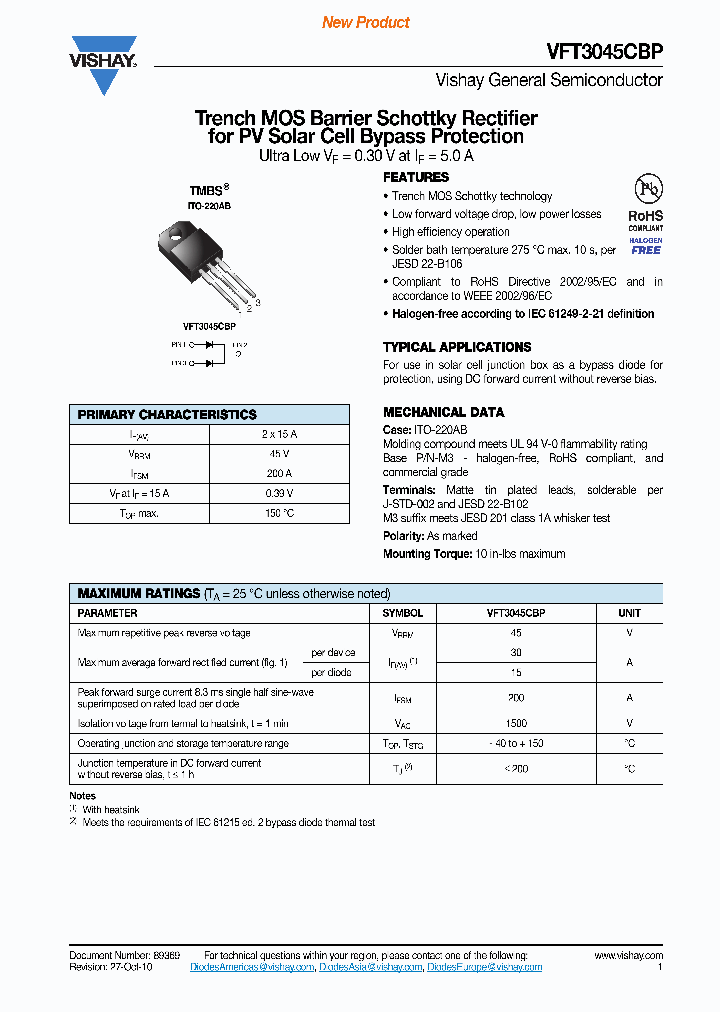 VFT3045CBP-M3-4W_3328440.PDF Datasheet