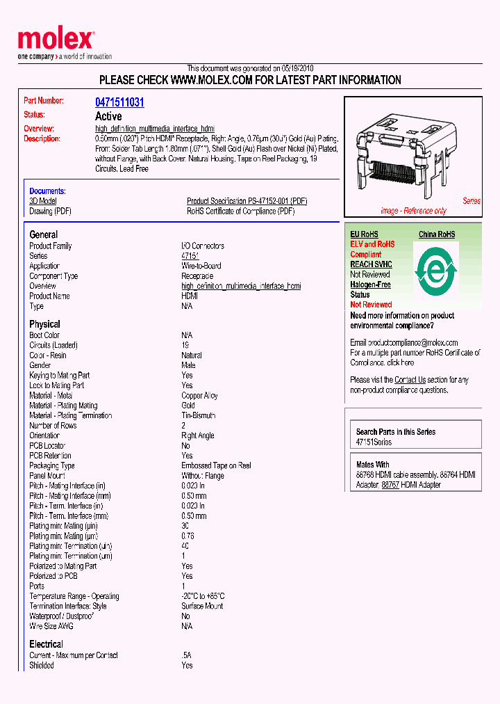 47151-1031_3330078.PDF Datasheet