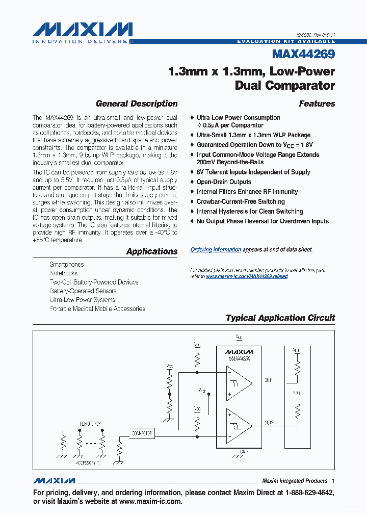 MAX44269_3345033.PDF Datasheet