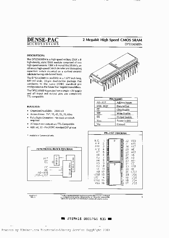 DPS256S8BN-70M_3346523.PDF Datasheet