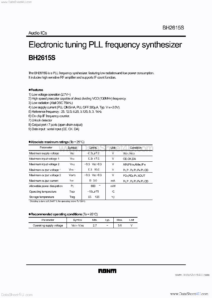 BH2615S_3357362.PDF Datasheet