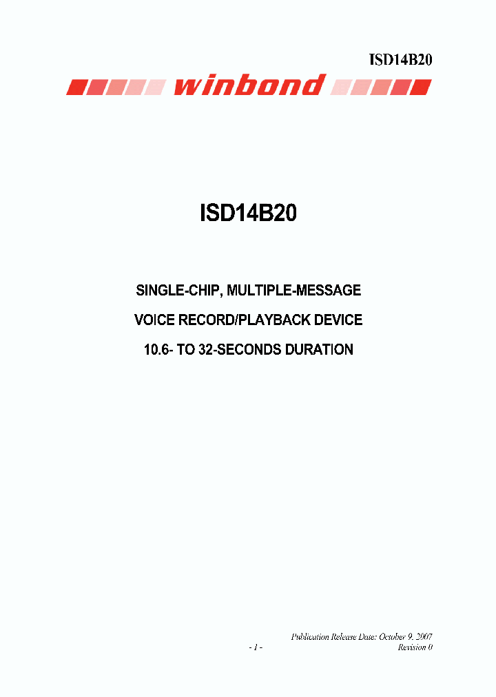 ISD14B20_3370904.PDF Datasheet