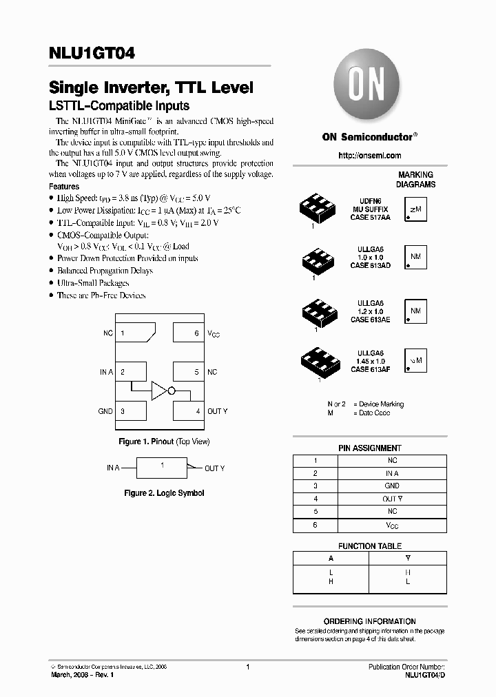 NLU1GT04CMX1TCG_3370648.PDF Datasheet