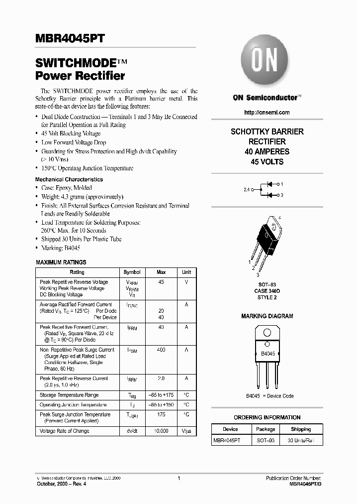 MBR4045PT-D_3371251.PDF Datasheet