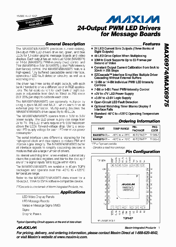 MAX6974ATL_3393730.PDF Datasheet